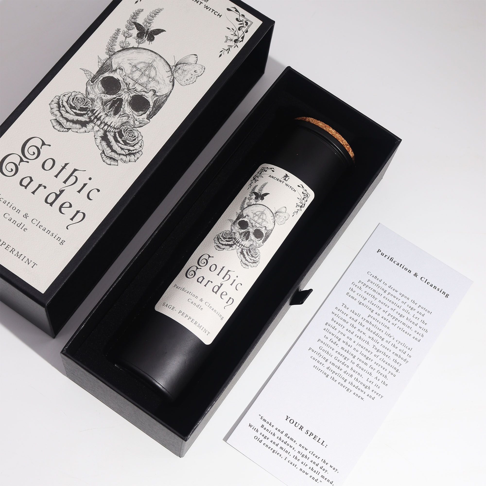 Velas Purificadoras de Brujas Antiguas - Jardín gótico