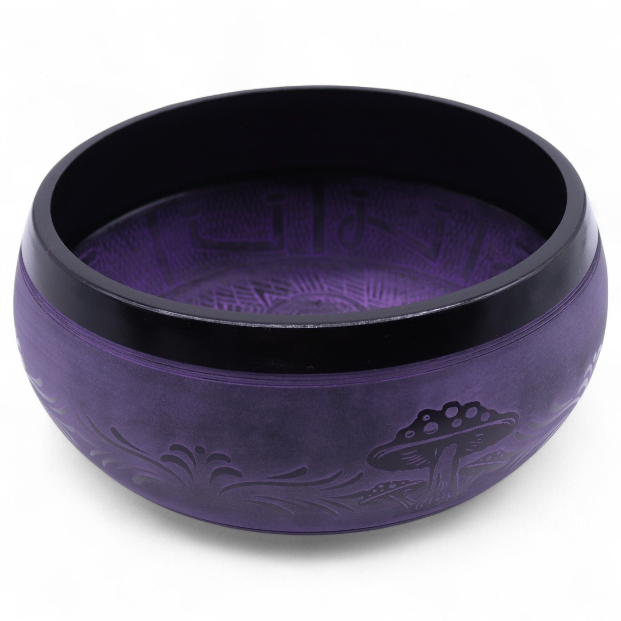 Cuenco tibetano en forma de hongo - Purple Haze (23x10,5 cm, 1,3 kg)